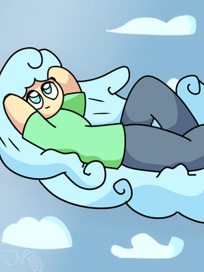 Cloff's Cloudy Day (OC by BunnyHop)