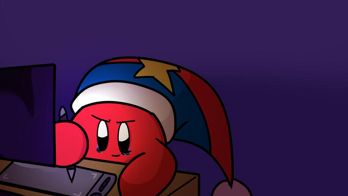 Working Overtime (Art for my Atsuover Song Cover)